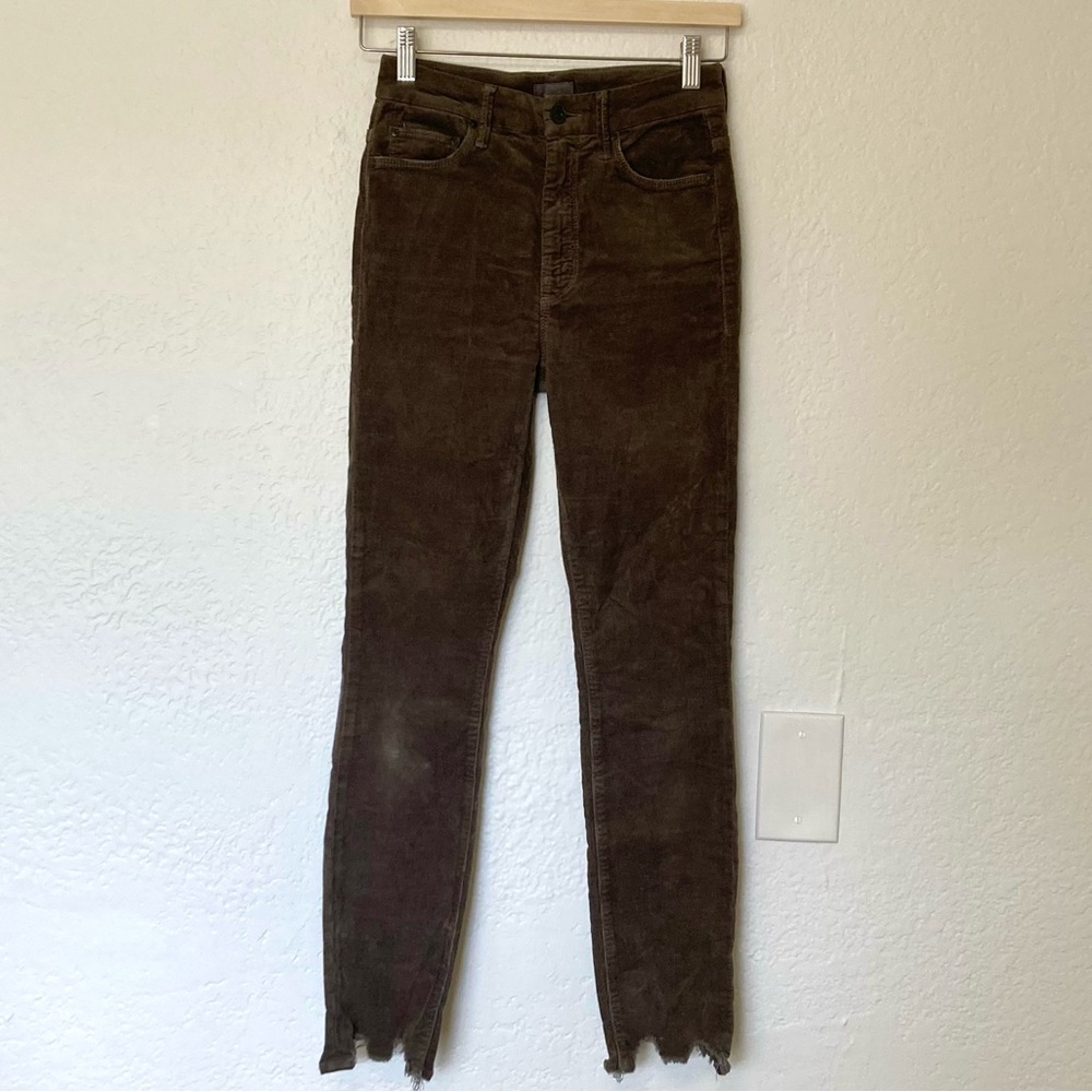 MOTHER High Waisted Looker Ankle Chew in Hopscotch, Size 24